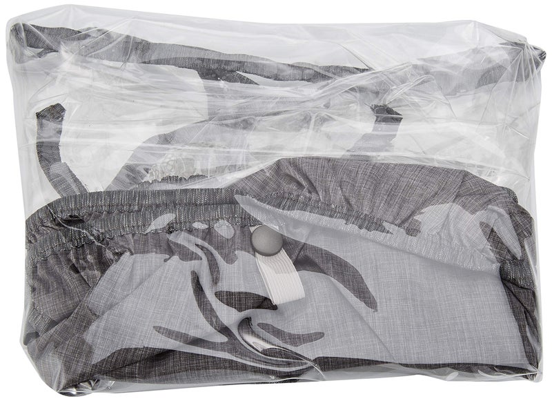 Peg Perego Primo Viaggio Rain Cover - Accessory - Approved for Use with Any Peg Perego Primo Viaggio Infant Car Seats - Clear with Light Grey - Image 3